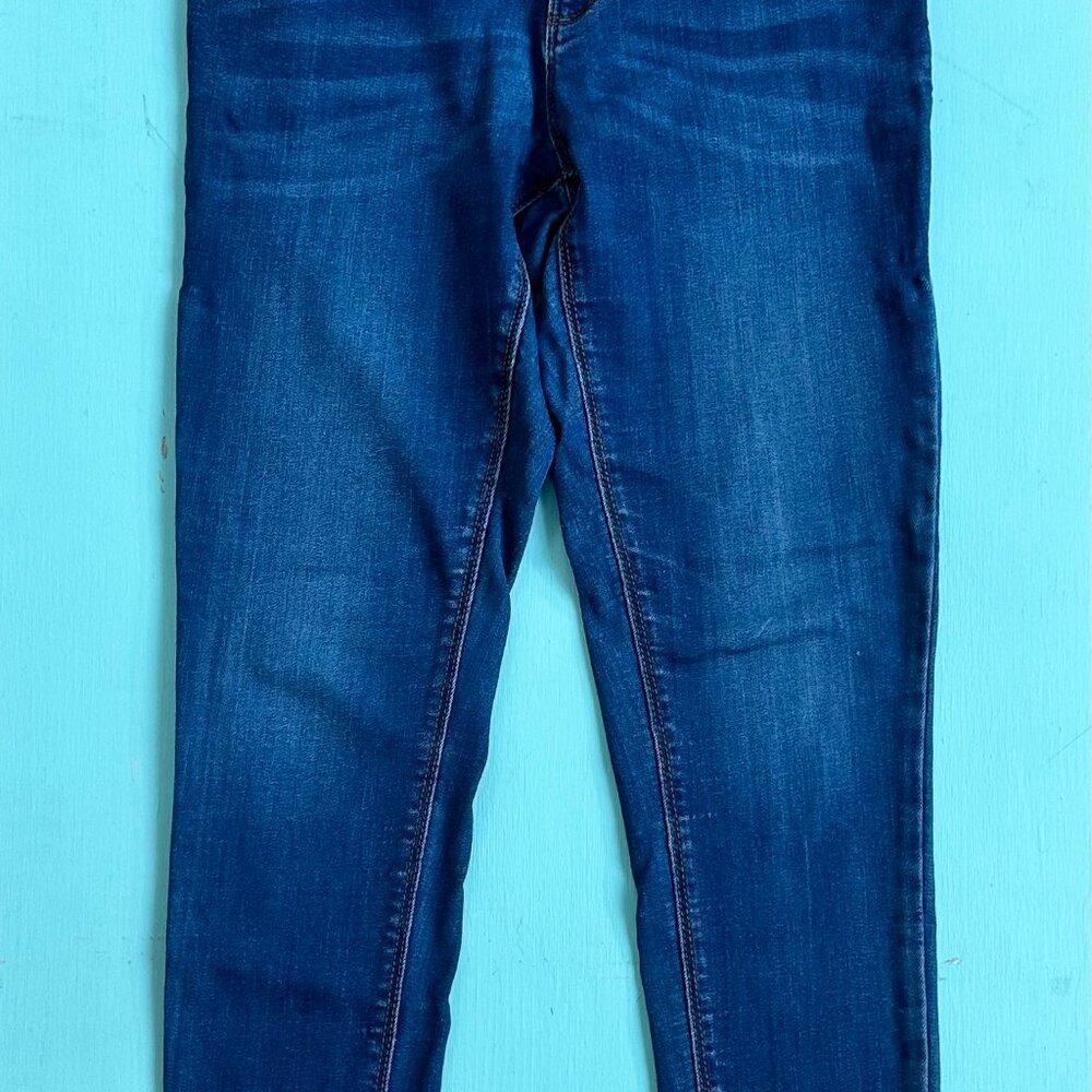 Dorothy Perkins Petite Skinny Jeans Dark Wash Stretch Denim Us 8p Eu 40 View 4